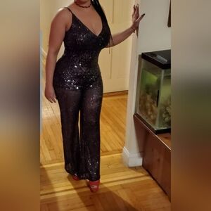 NNT Blashe/Jumpsuits S Black with Sequences